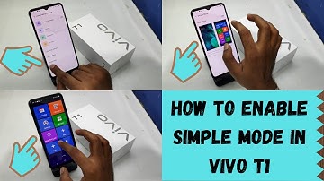 How to Enable Simple  mode in VIVO T1 5G| How To enable Simple Mode vivo t1 5g
