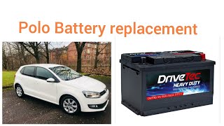 How to change the Battery on your car. VW Polo 