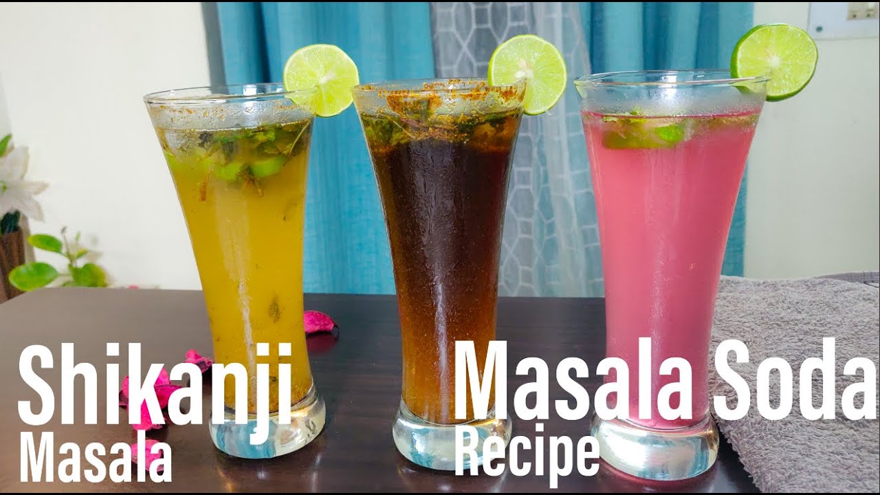 Masala Soda Recipe | Shikanji Recipe | Summer Cooler in 3 Different Ways | Best Bites