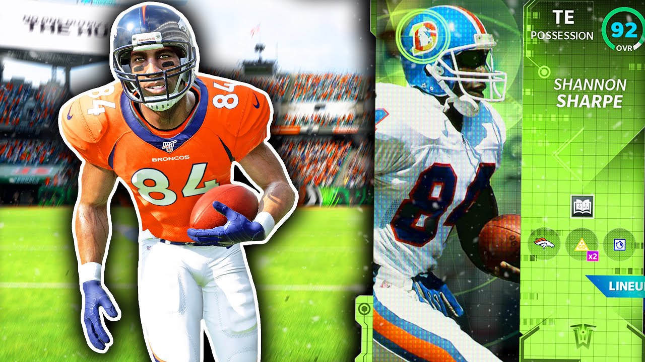 SHANNON SHARPE CATCHES EVERYTHING (3 TDs) - Madden 21 Ultimate Team "Team of The Week"