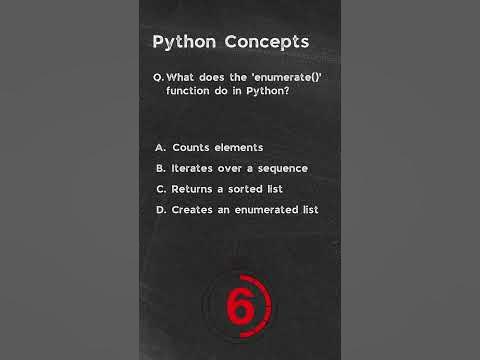 What does the 'enumerate' function do in Python? | Python Questions ...