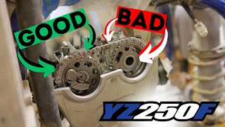 Valve Clearance Inspection: shim under bucket  YZ250F