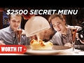 $7 Secret Menu Vs. $2,500 Secret Menu