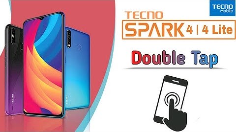 Tecno Spark 4/4 Lite Double Tap Screen |  Tecno Spark 4/4 Lite Double Tap Setting