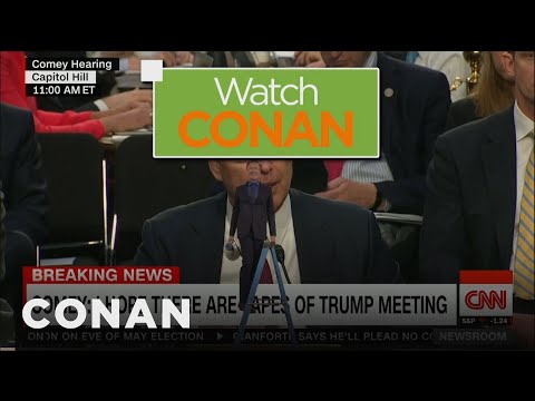The Distracting CONAN Ads During The Comey Hearing | CONAN on TBS