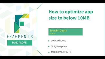 How to optimise app size to below 10MB