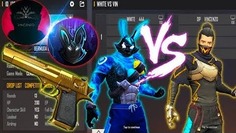 WHITE 444 VS VINCENZO | ONLY DESERT EAGLE CHALLENGE - BEST 1V1 EVER OF GARINA FREE FIRE