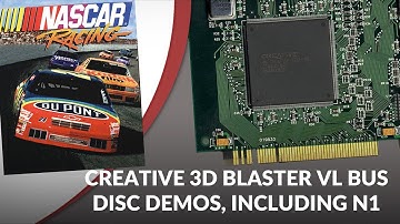 Creative Labs 3D Blaster VLB Demo (1995) Featuring NASCAR Racing