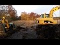 recovery of a stuck  jcb 145 excavator in drumoak