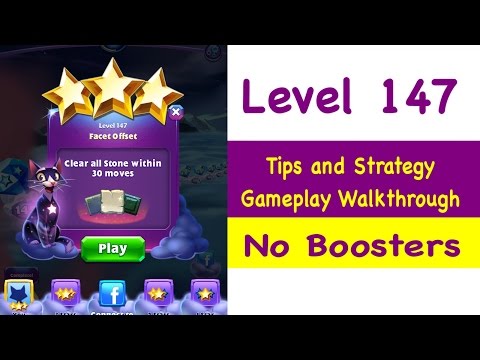 Bejeweled Stars Level 147 Tips and Strategy Gameplay Walkthrough No Boosters