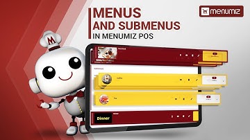 Menus and submenus in menumiz POS