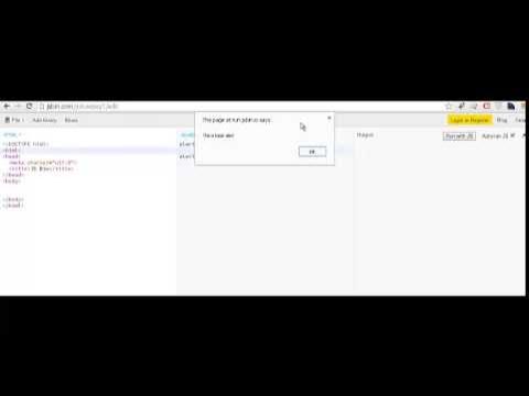 javascript alert box - YouTube