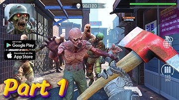 Zombeast: FPS Zombie Shooter Gameplay Walkthrough Part 1 - Survive the Horde! (iOS, Android)
