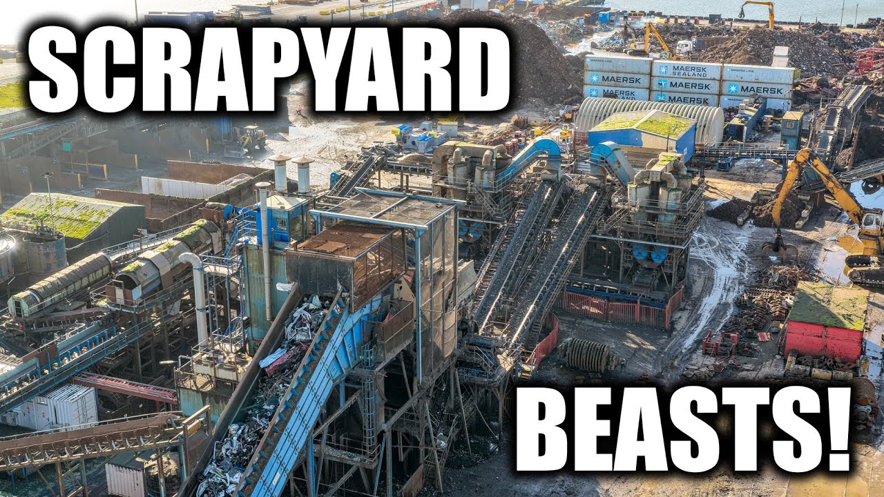 Ultimate Scrap Metal Operation at Liverpool Docks | Engineering Power in Action | Heavy-Duty Machine
