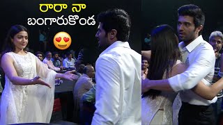 Rashmaka Mandanna CUTE Hugs Vijay Devarakonda at Sita Ramam Swaralu Event | Wall Post