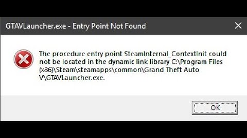 GTA 5 THE PROCEDURE ENTRY POINT FIX | JUST 1MIN PROBLEM FIX |