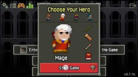 Shattered Pixel Dungeon: Mage run