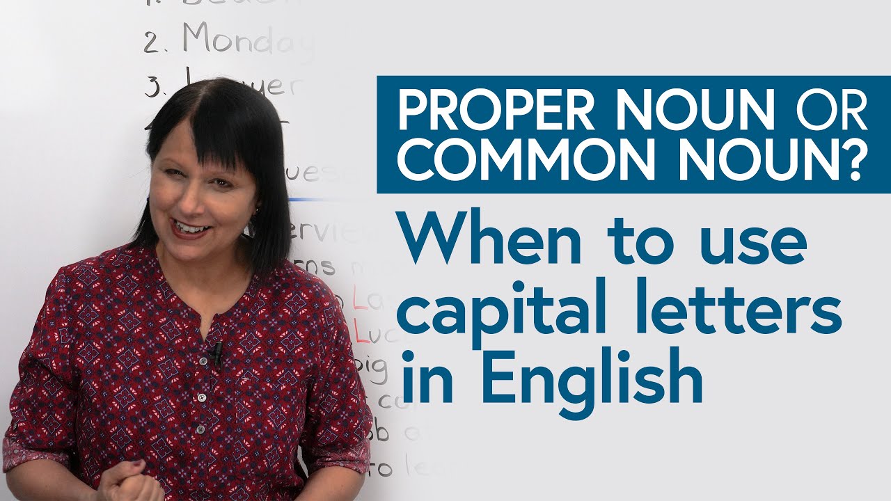 Improve Your Writing: Common & Proper Nouns - YouTube