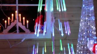 Colour Changing LED Bubble Cone Tree and Star