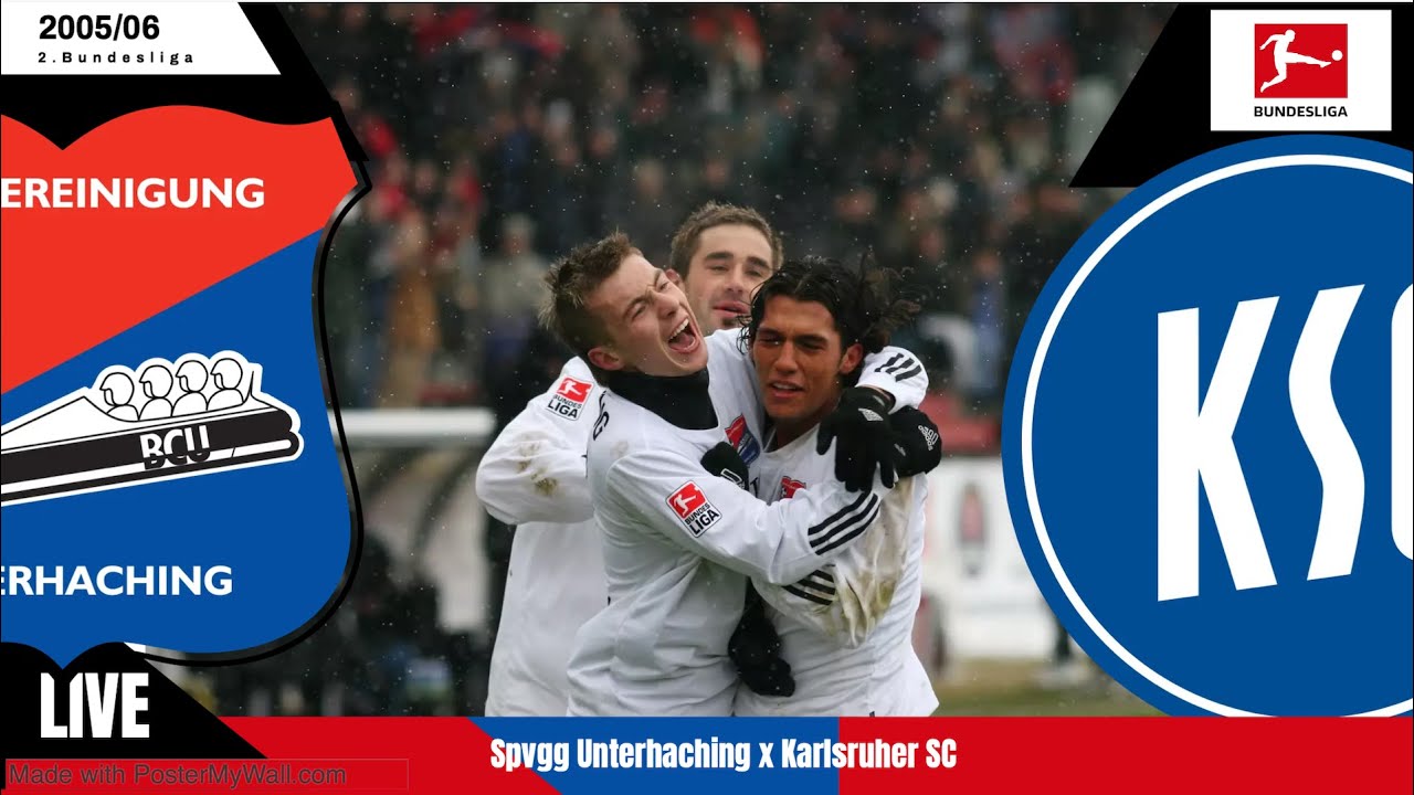 DSF - 2.Bundesliga - Spvgg Unterhaching  - Karlsruher SC 2005/06
