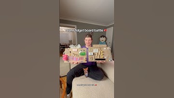 ASMR fidget board battle 🥊 #asmr #triggersforsleep #asmrsounds #triggertime #asmrroleplay #shorts