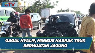 Minibus Tabrak Truk Bermuatan Jagung di Sidoarjo, 10 Orang Terluka - BIP 25/09