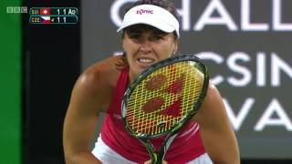 Olympic 2016 Semifinal Hingis/Bacsinszky vs Hlavackova/Hradecka screenshot 3