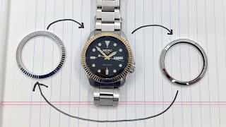 Fluted Bezel Upgrade for Seiko 5 Dress Watches - YouTube