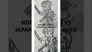 Who wins comment your favourite. #anime #trailer#movie#zoro#drawing#shorts#onepiece