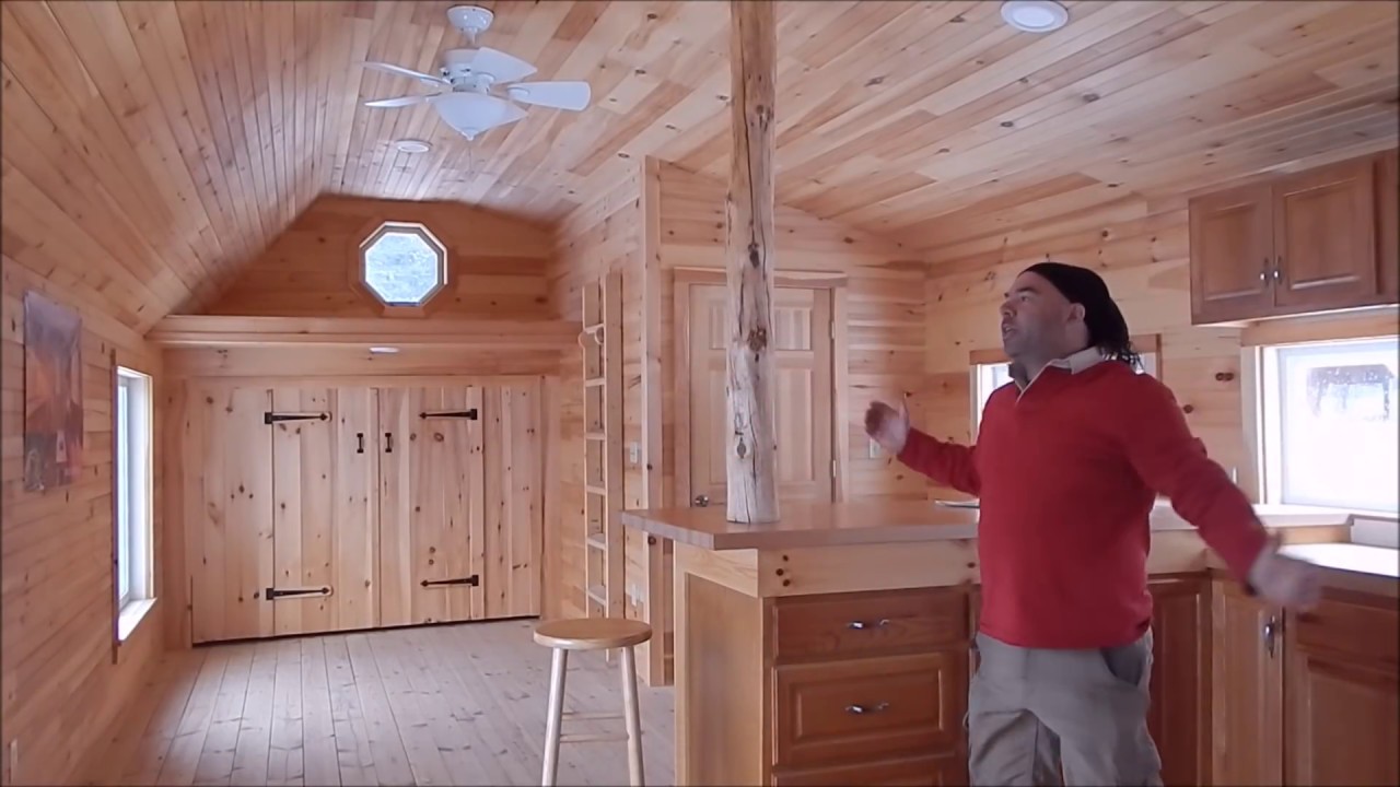 Build 14x40 Tiny House With Huge Kitchen Full Bath Walk In Closet Diy Or Fu...