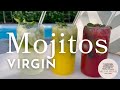 Drei Virgin Mojito Rezepte - alkoholfreier Cocktail - Kindercocktail