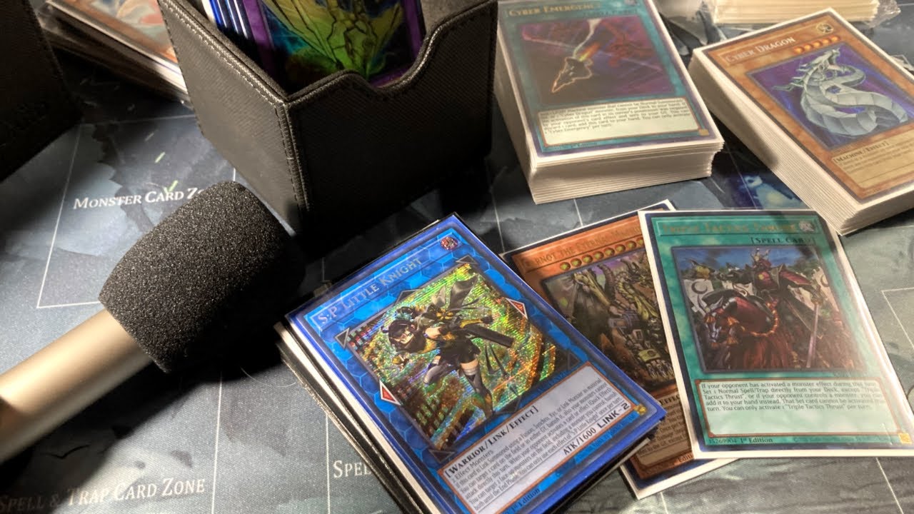 [ASMR] Yugioh Cards Snapping/Flicking/Shuffling (No Talking)