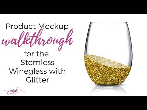 Stemless Wineglass Mockup & Glitter, a Product Mockup by SarahDesign (Thumbnail 12 of 12)