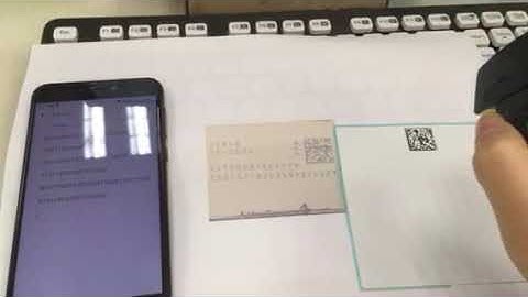 FS02 bluetooth 2d ring scanner read datamatrix barcode