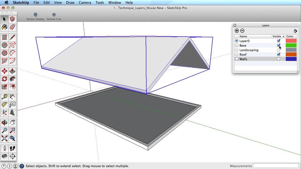 How To Layer In Sketchup