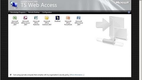 Terminal Service WebApp-Windows Server 2008 R2 By Eng. Abdullah Sawalha