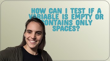 Unix: How can I test if a variable is empty or contains only spaces?