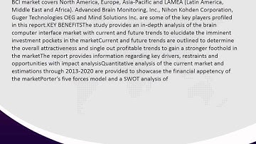 Trend of Global Brain Computer Interface Market  Technology and Market Overview