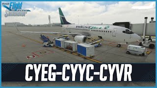 MSFS LIVE | Real World WestJet OPS | PMDG 737-700 | FSimStudios Edmonton, Calgary &amp; Vancouver