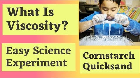 DIY Science Experiment For Kids, What is Viscosity? Kids Learning Activities Kids Science Experiment