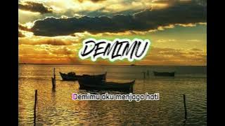 DEMIMU Lirik Lagu Andra Respati Gisma wandira Slow Rock Lagu I Cover   Lirik I TIKTOK