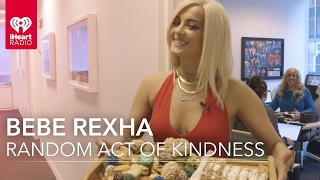 Bebe Rexha Celebrates Random Act Of Kindness Day