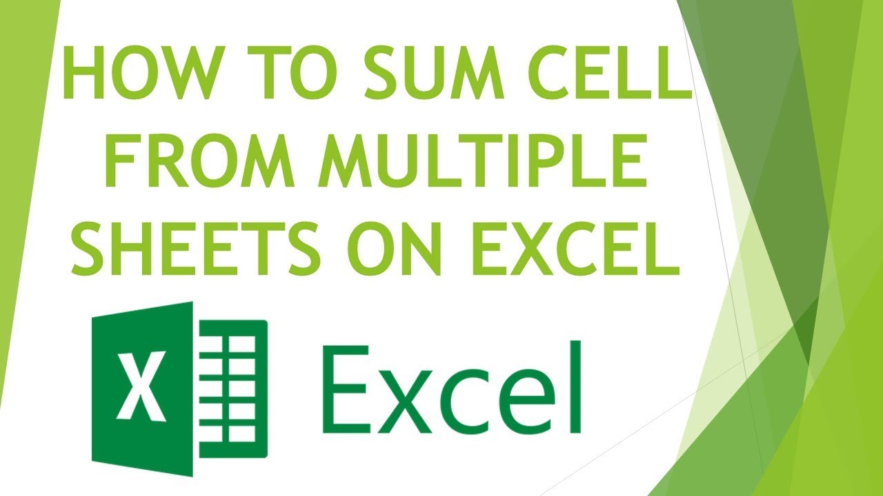 how-to-sum-cell-from-multiple-sheets-on-excel-youtube