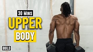 30 Mins Dumbbell Upperbody Workout For Strength & Size | Build Muscle 17