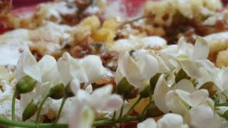 Fried acacia flower