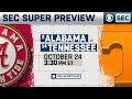 #2 Alabama vs #14 Tennessee: Super Preview | CBS Sports HQ