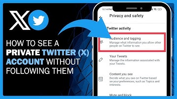 How To See A Private Twitter (X) Account Without Following Them