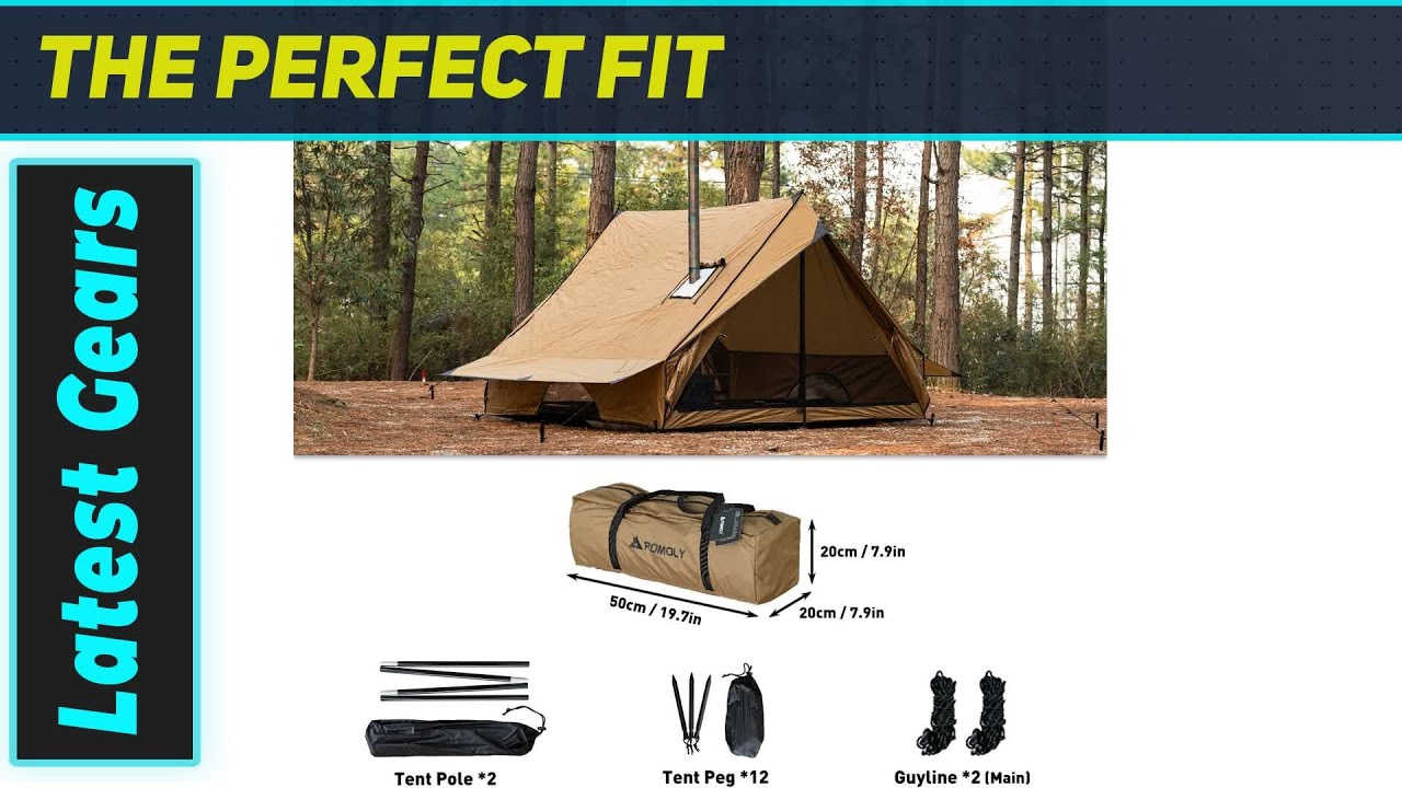 `POMOLY Chalet 70 Pro: The Ultimate Portable Cabin Tent!