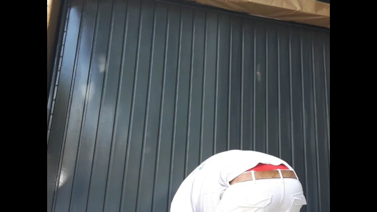 Hlvp Lackieren von Garagentoren - YouTube