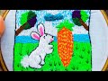 Running Stitch Wall Hanging Easy Embroidery Design Stitch Tutorial 🍀 #embroidery #stitch #design ❤️